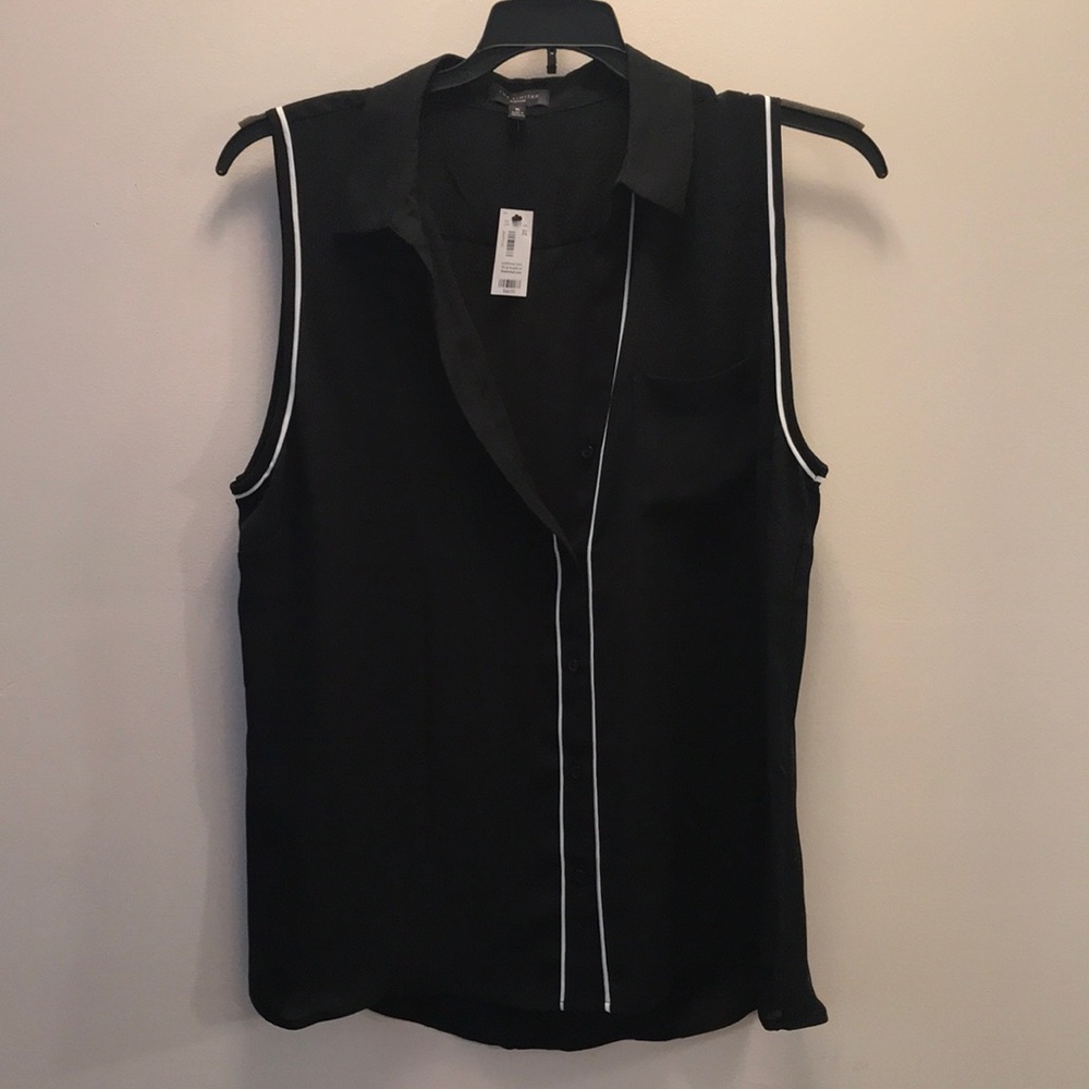 The Limited Sleeveless button up blouse